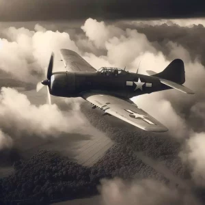 WW2 Dogfight Over the Pacific: P-47 Thunderbolt vs. Japanese Zeros